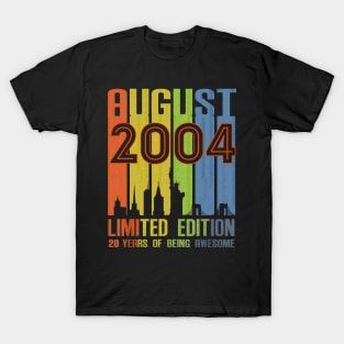 August 2004 20 Years Of Being Awesome Limited Edition T-Shirt